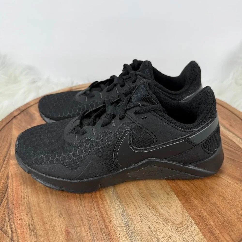 Nike Legend Essential 2 Womens Size 5.5 Black Running Shoes‎ Sneakers CQ9545-002
